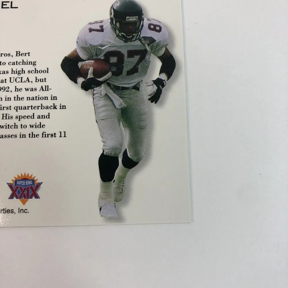 1994 Classic NFL Rookie Card BERT EMANUEL Atlanta Falcons, Super Bowl 29, Rare - Picture 8 of 10